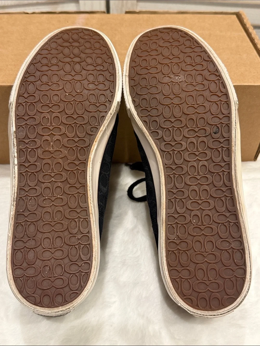 Coach black sneakers